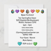 Precieux Elfe de Pâques - Elf Theme Invitation (Dos)