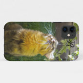 Précieux Kitty Monogram iPhone 5 coque (Dos (Horizontal))