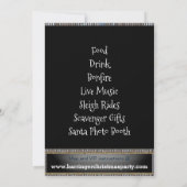 Précieux Petit Reindeer Fête Invitation (Dos)