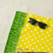 Précieux serviette de plage Kitten (En situation)