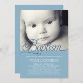 Preciezer script foto-opname - blauw kaart (Voorkant / Achterkant)