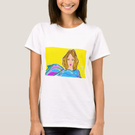 Preciosa mujer verano. t-shirt
