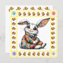 Precious Baby Animals Thema - Uitnodiging