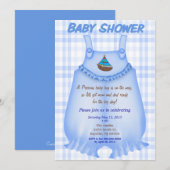 Precious Baby Boy Baby shower Uitnodiging (Voorkant / Achterkant)
