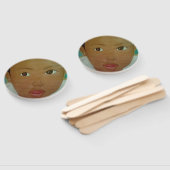 Precious Baby Girl Hand Fans Handwaaier (Niet-gemonteerd)