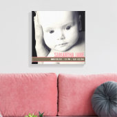 Precious Band Nursery Canvas Art - Roze Afdruk (Insitu (Woonkamer))