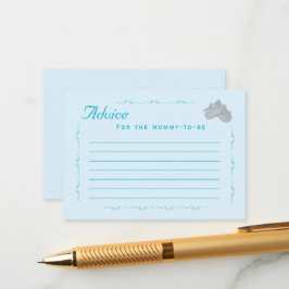 Precious Bundle Boy Baby Shower  Advieskaart