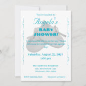 Precious Bundle Boy Baby Shower Invitation (Devant)