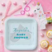 Precious Bundle Boy Baby Shower  Papieren Bordje (Feest)