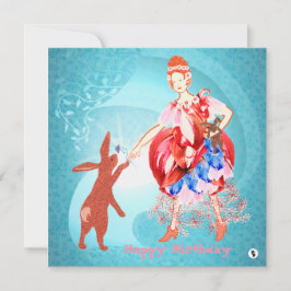 Precious Friendship Hare Princess Kaart