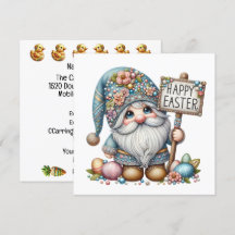 Precious Gnome Pasen Thema Uitnodiging