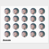 Precious Little Black Boy  Ronde Sticker (Vel)