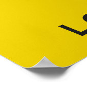 Precious Panda houdt van lezen Poster (Hoek)