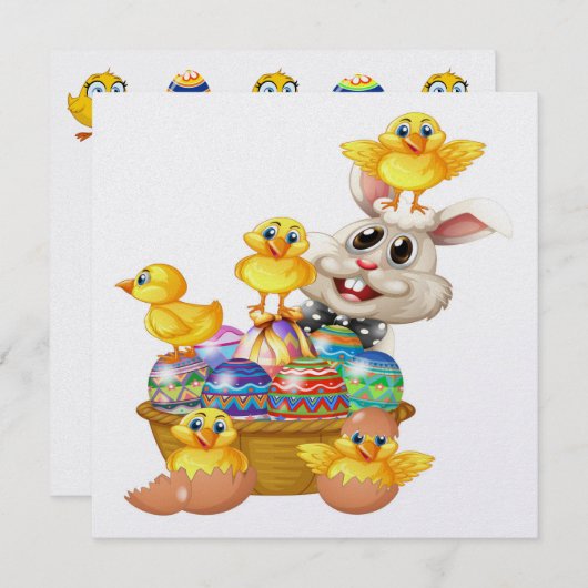 Precious Pasen uitnodiging (Voorkant / Achterkant)