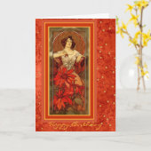 "Precious Stones - Ruby" 1900 - juli Verjaardag Ka Kaart (Gele Bloem)