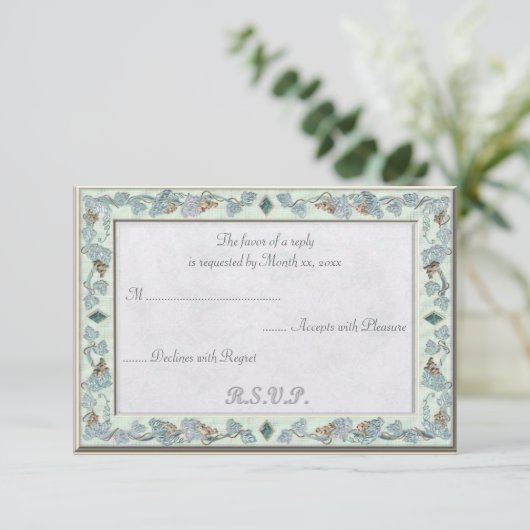 Precious Wedding RSVP (Staand voorkant)