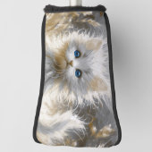 Precious White Kitten Golfheadcover (Draai 90)