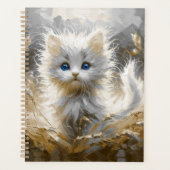 Precious White Kitten Planner (Voorkant)