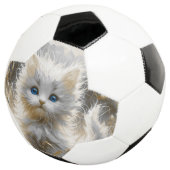 Precious White Kitten Voetbal (Drie kwart)
