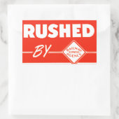 Précipité par des autocollants d'express de chemin (Sac)