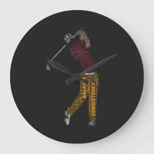 Precisie Balans Consistentie Golf Typografie Spele Grote Klok