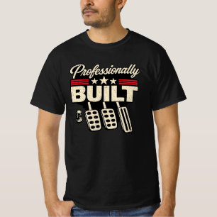 Precisie Gebouwde Retro Mechanic T-shirt Ontwerp,
