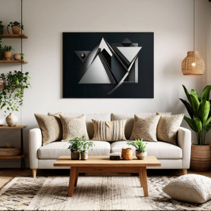Precisie-overlays van polygonen canvas afdruk
