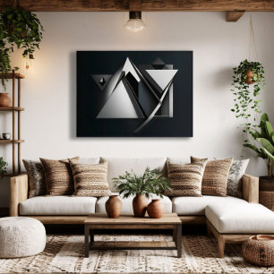 Precisie-overlays van polygonen poster
