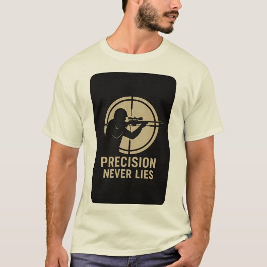 Precision Focus | Tactical Vintage Graphic T-Shirt (Voorkant)