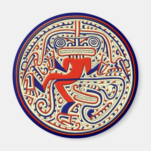 PreColumbiaans mythologisch dier Magneet (Voorkant)