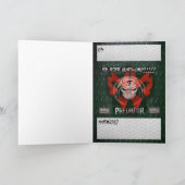 Predateur de carte d'anniversaire (Intérieur)