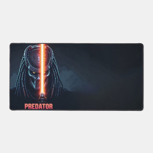 Predator Jedi Desk Mat - Pixel Art Gaming (Voorkant)