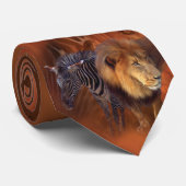 Predator & Prey Art Stropdas (Opgerold)