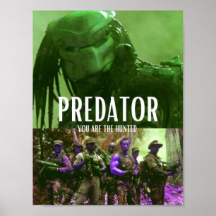 Predator U bent de jager Poster