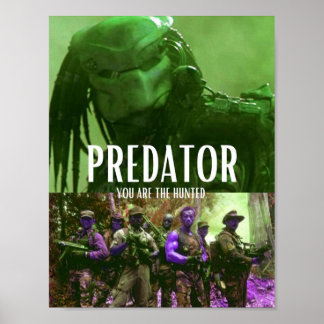 Predator U bent de jager Poster
