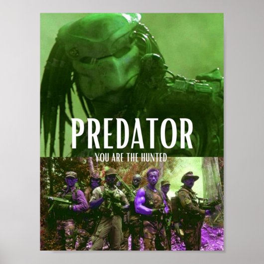 Predator U bent de jager Poster (Voorkant)