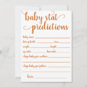 Prédiction d'automne simple | Carte de conservatio (Devant)