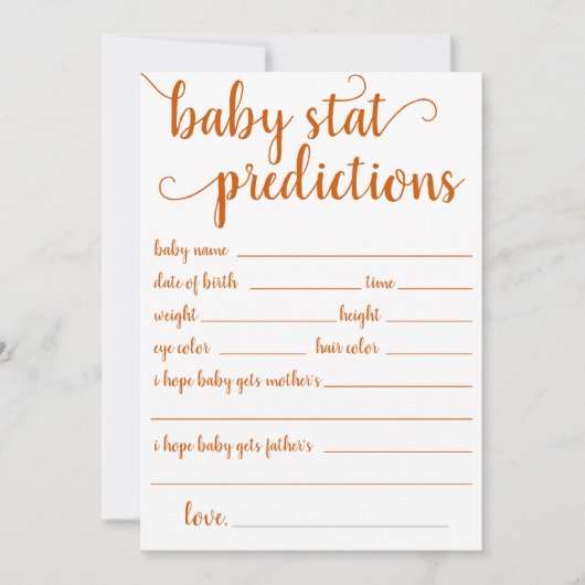 Prédiction d'automne simple | Carte de conservatio (Devant)