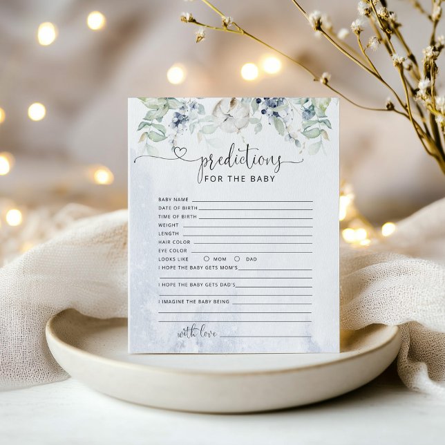 Prédiction hivernale pour carte bébé (Créateur téléchargé)