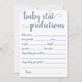 Prédiction simple de l'ardoise | Carte de saké ble (Devant)