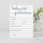 Prédiction simple de l'ardoise | Carte de saké ble (Debout devant)