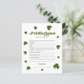 Prediction St. Patrick's Day Green Shamrock (Staand voorkant)