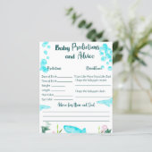 Prédictions et conseils pour les cartes de conserv (Debout devant)