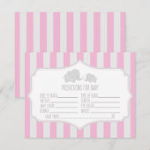 Prédictions pour bébés - Carte de jeu Baby shower (Devant / Derrière)