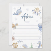 Prédictions Pour La Carte Bébé, Baby shower D'Anim (Devant)