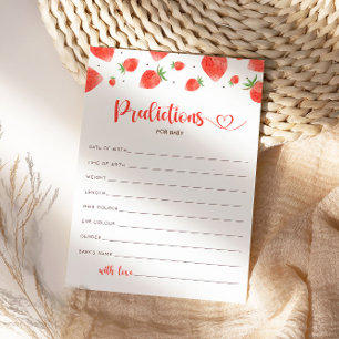 Prédictions Pour La Carte Bébé, Berry Sweet Baby s