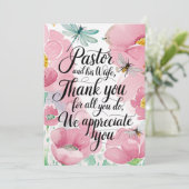 ✝️ Predikant waardering voor de predikantsvrouw ju Bedankkaart (Staand voorkant)