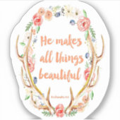 Prediker 3:11 sticker (Voorkant)