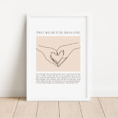 Prediker 4:9-12 poster