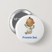 Preemie Pap-toets Ronde Button 5,7 Cm (Voorkant /achterkant)